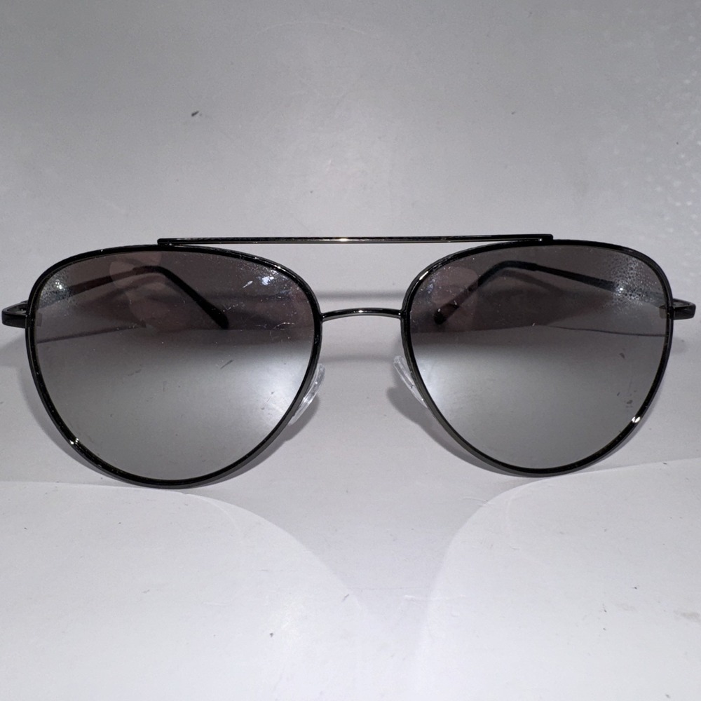 QUAY X Desi High Key Mini 126 Black Aviator Sunglasses Lens